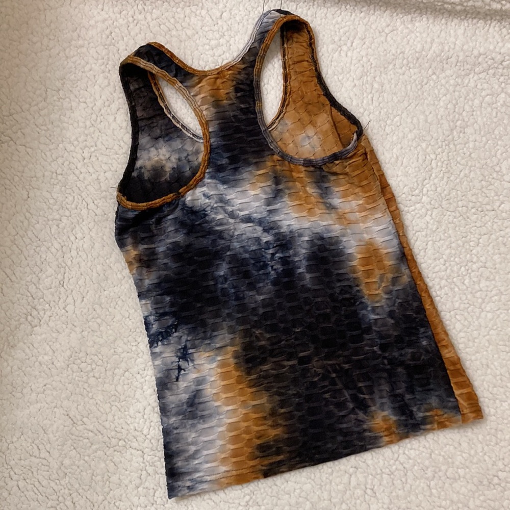 Tie Dye Honeycomb Scrunch Butt | 2 Piece Set - Picture 3 of 6